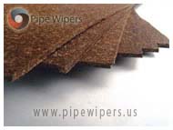 NEOPRENE CORK fine grain PIPE WIPERS